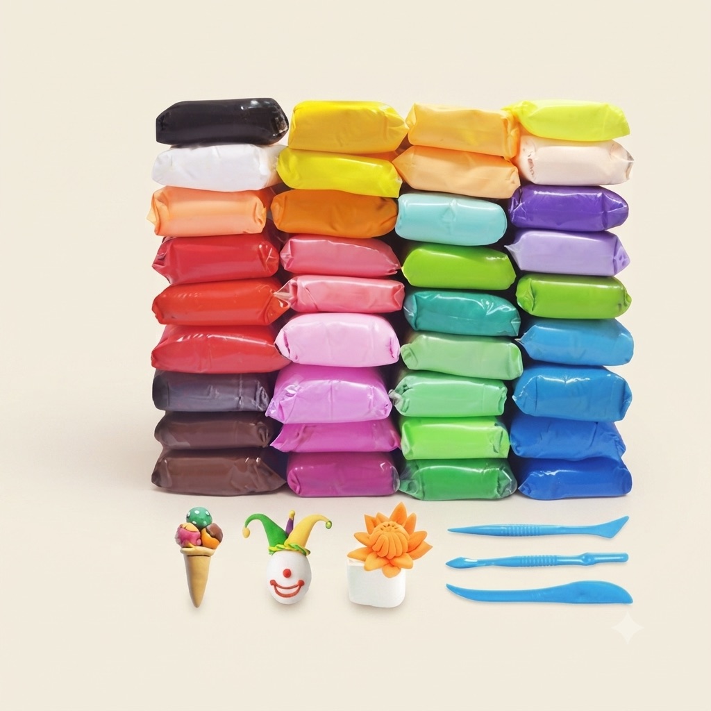 Air dry clay 48 colors