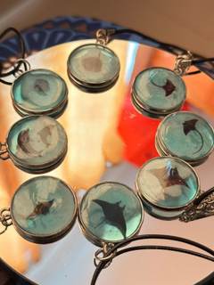 Resin ocean pendants