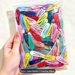 Cute Hair Clips for Little Girls & Moms 80pcs
