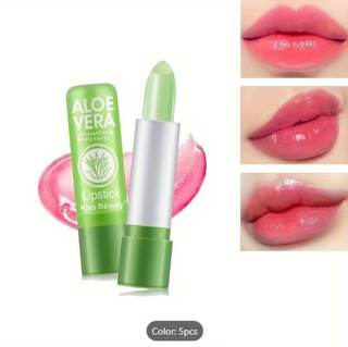 Magic Color-Changing Aloe Vera Lipstick – 4pcs