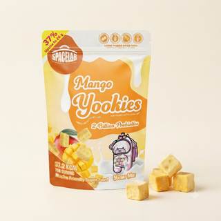 Yookies freeze dried yoghurt mango