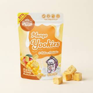 Yookies freeze dried yoghurt mango