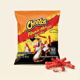 Cheeto's flamin' hot