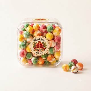 Freeze dried sour candy