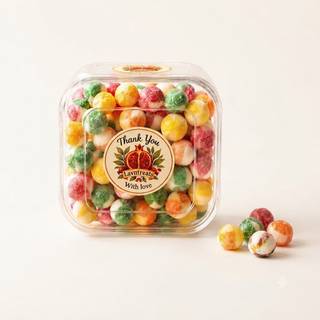 Freeze dried sour candy