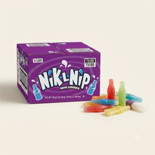 Wax candy bottles ( 7 bottle pack )