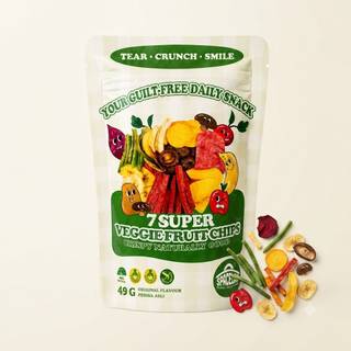 Vacuum fried veggie chips