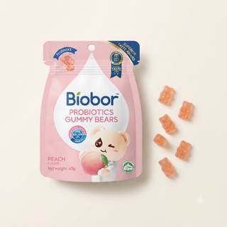 Biobor probiotic gummy bear peach