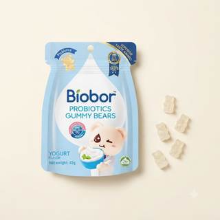 Biobor probiotic gummy bears yogurt
