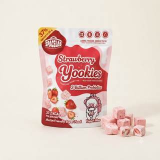 Yookies freeze dried yoghurt strawberry