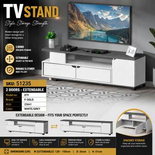 TV Stand (Extendable) 2 DOORS