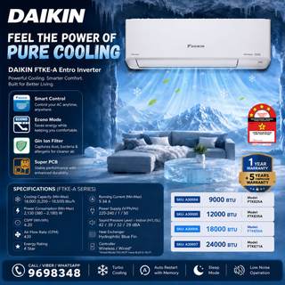DAIKIN 9000BTU