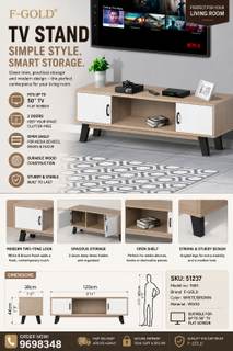 TV Stand 2 DOORS